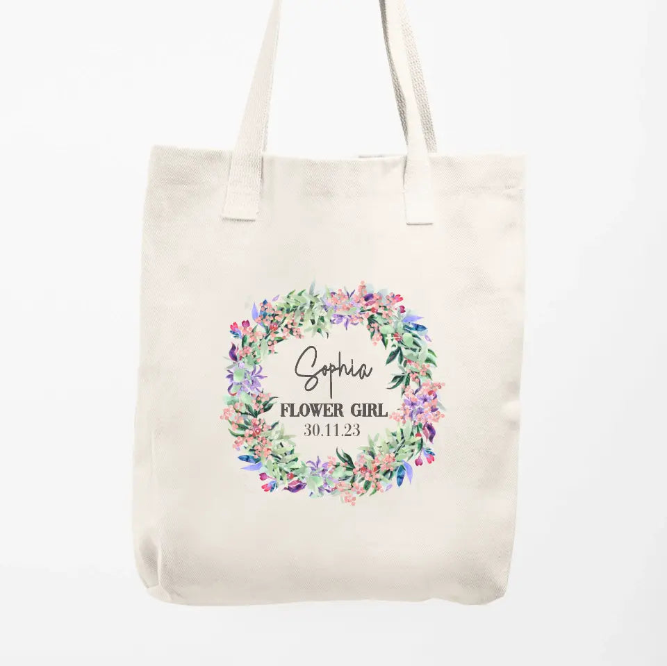 Personalised Tote Bag for Flower Girl