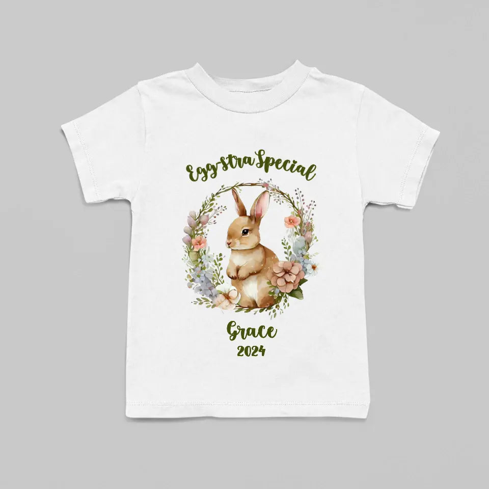 Personalised Easter T-Shirt for Kids - Egg-stra Special