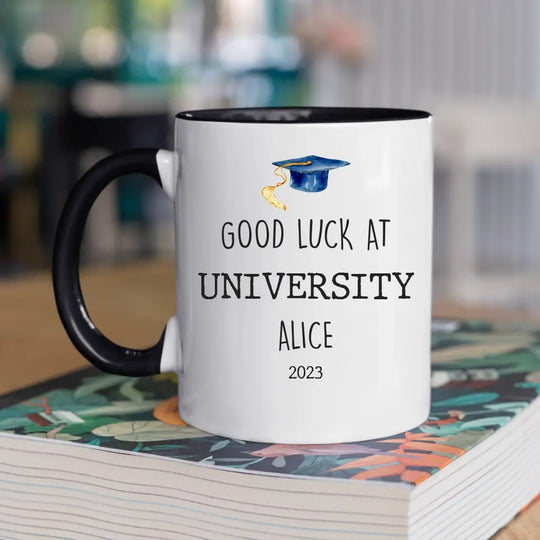 Personalised Good Luck with University Mug