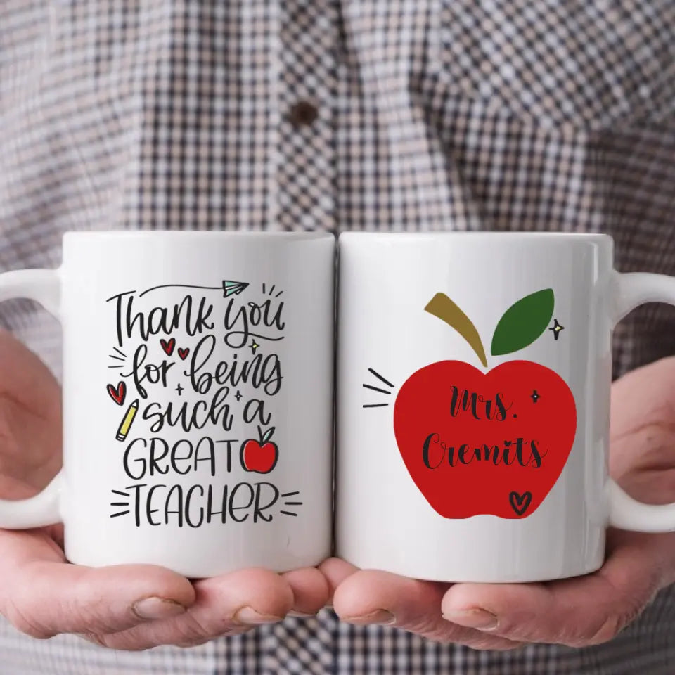 Personalised Mug - Thank You Teacher
