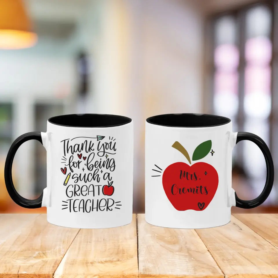 Personalised Mug - Thank You Teacher