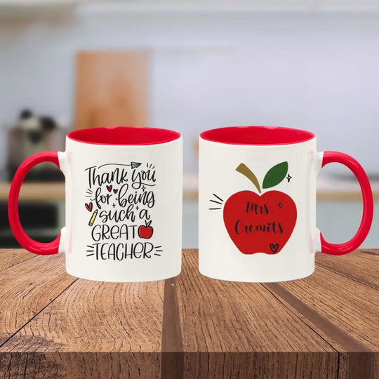 Personalised Mug - Thank You Teacher