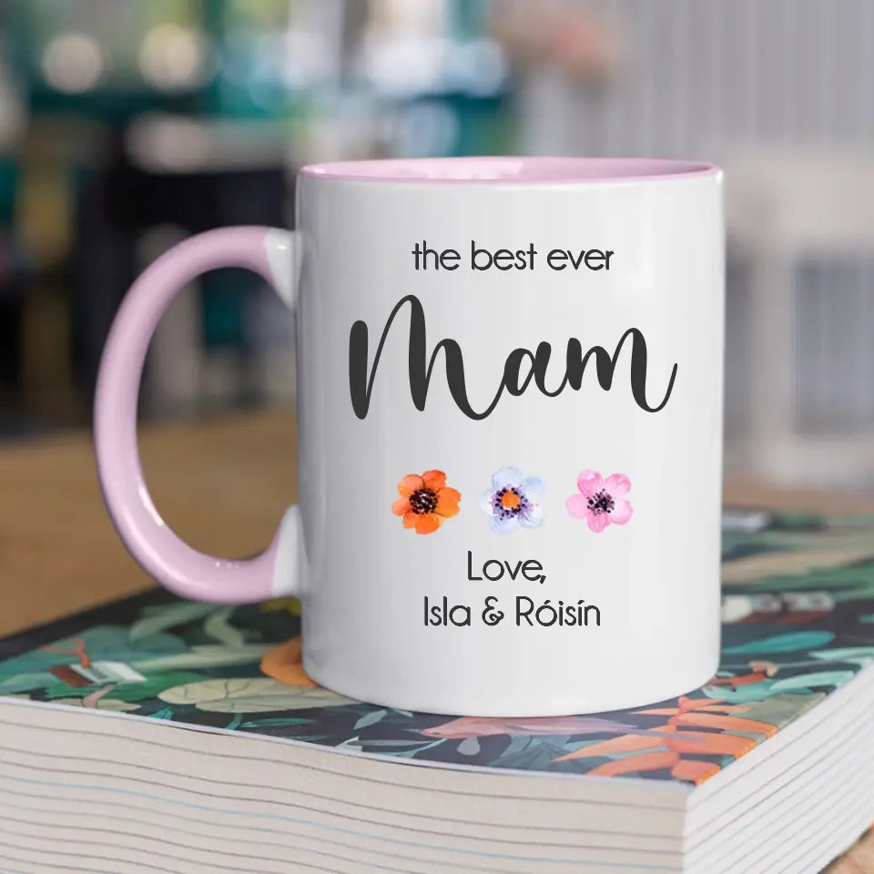 Personalised Pink Mug with Mother's Day Chocolates