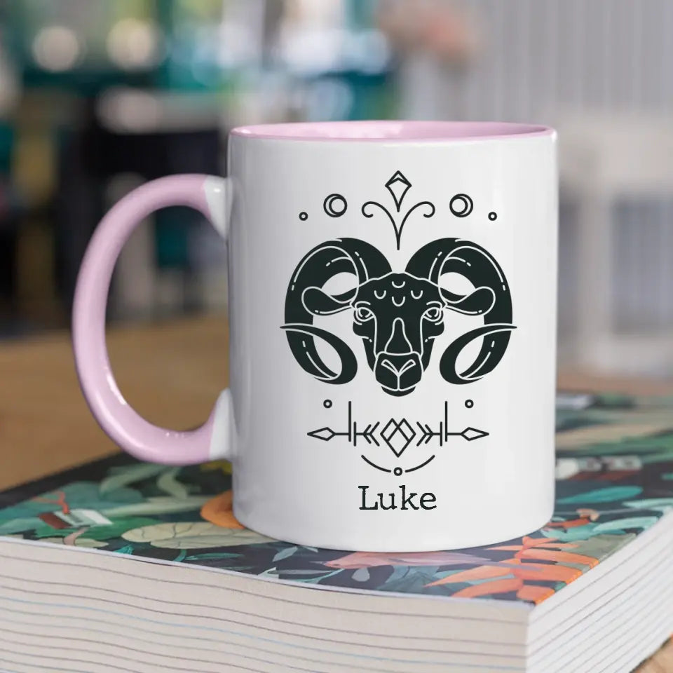 Personalised Zodiac Mug with Name - Choose Your Star Sign