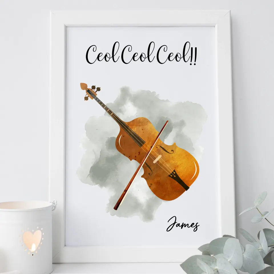 Personalised Frame - Musical Instruments