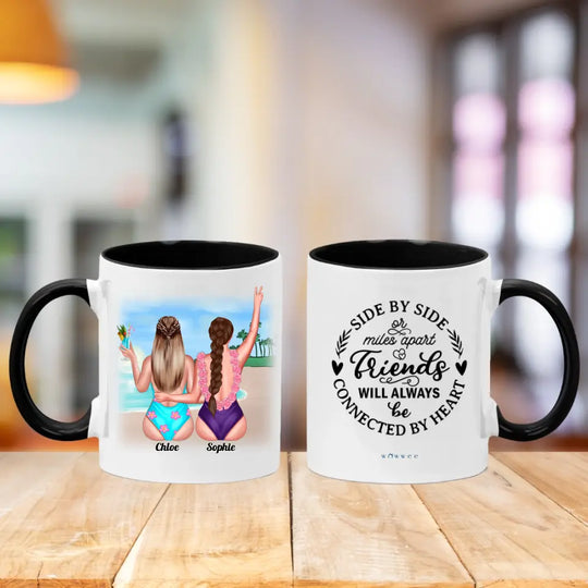 Personalised Besties Mug - Beach Babes