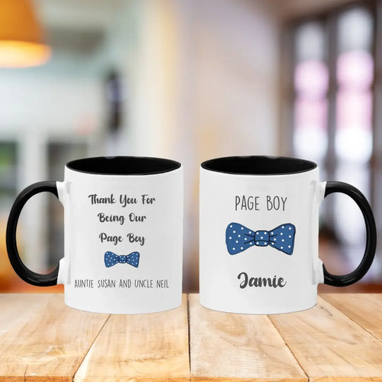 Personalised Page Boy Mug