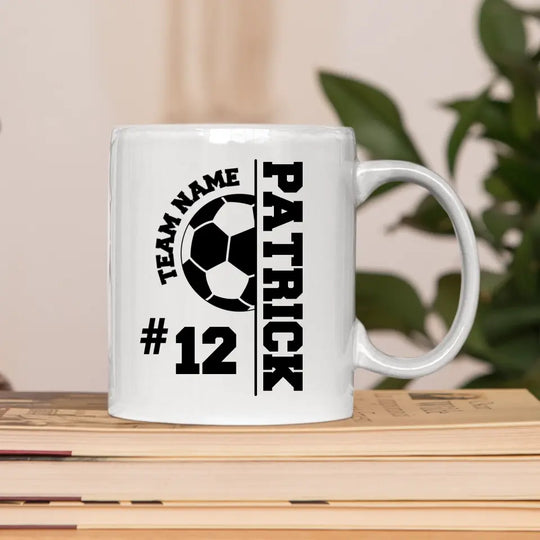 Personalised Soccer or Football Mug for Men
