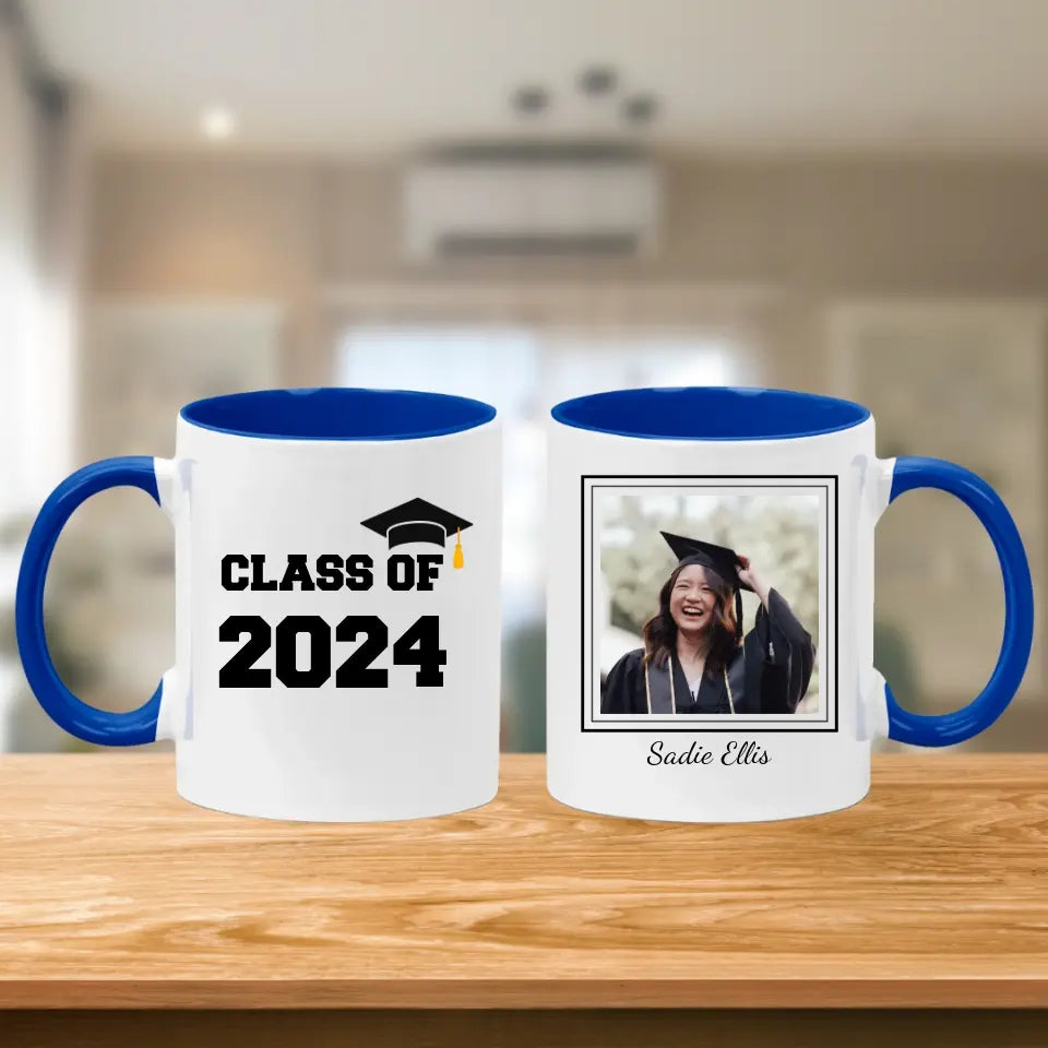 Personalised Graduation Mug - Upload Your Own Image - Class of 2024