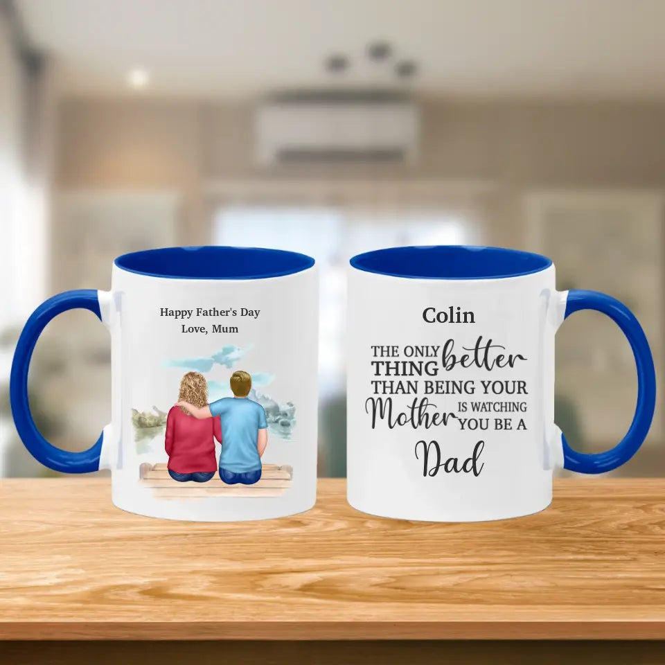 Personalised Mother & Son Mug for New Fathers