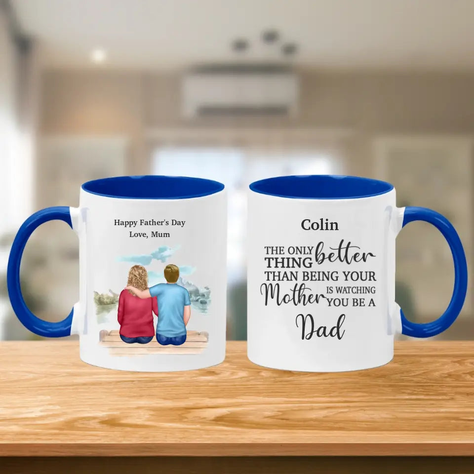 Personalised Father's Day Mug from Mother to Son