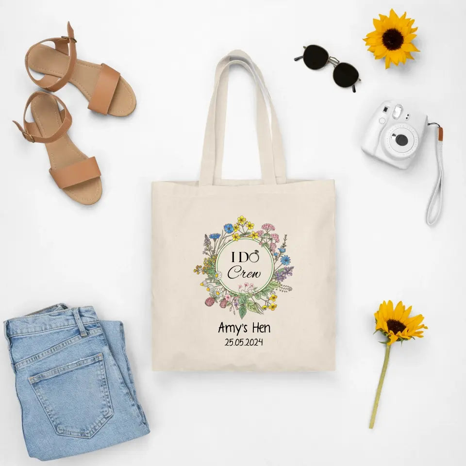 Personalised Hen Party Tote Bag - I Do Crew