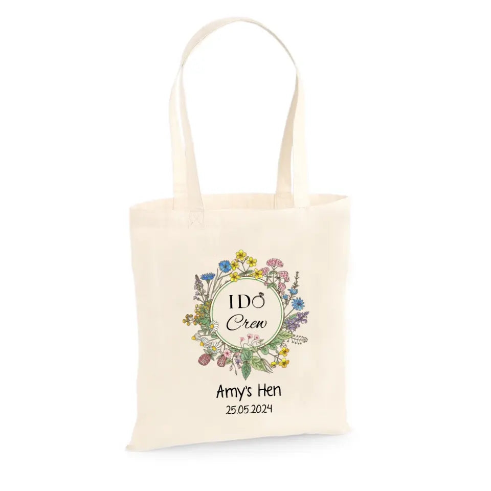 Personalised Hen Party Tote Bag - I Do Crew