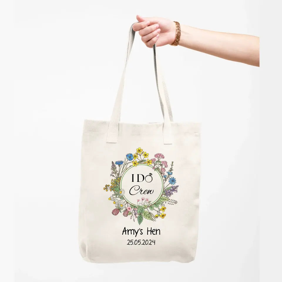 Personalised Hen Party Tote Bag - I Do Crew