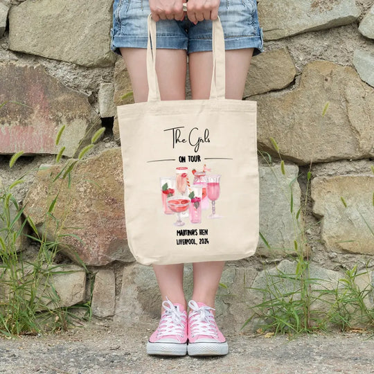 Personalised Hen Party Tote Bag - Girls on Tour