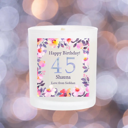 Personalised Birthday Candle for All Ages