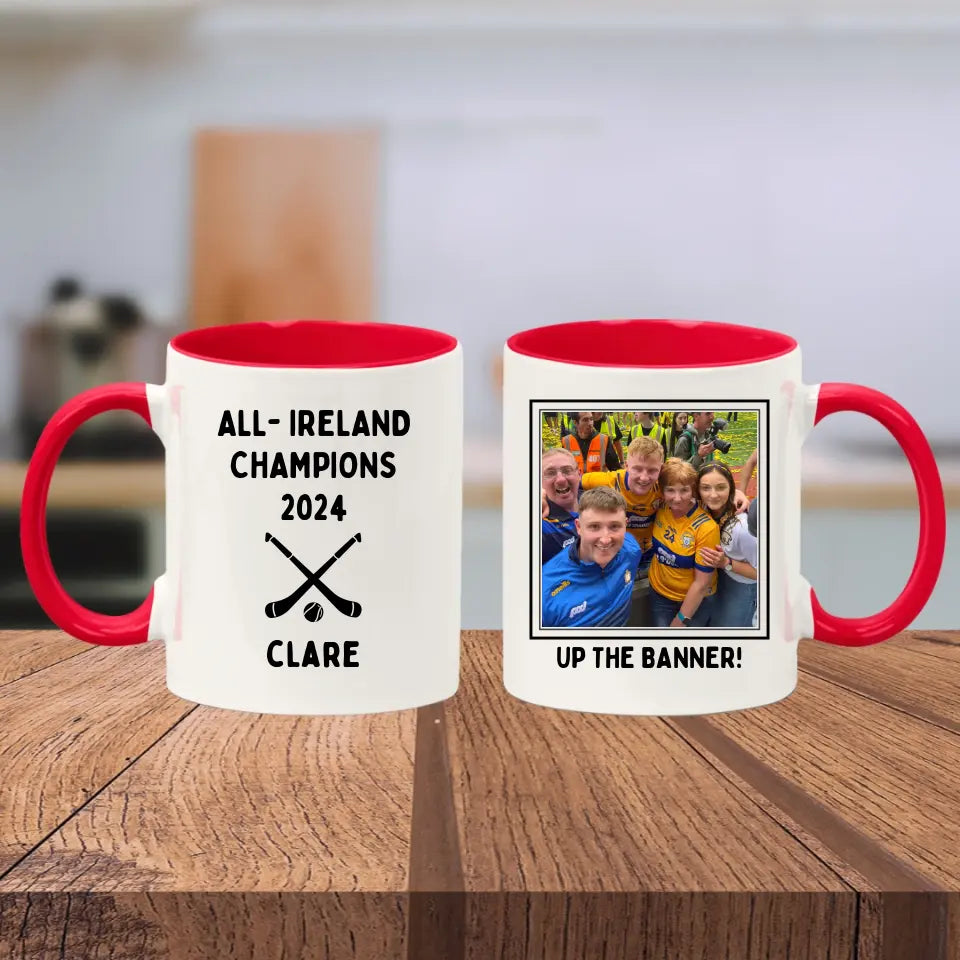 Personalised GAA All-Ireland Winners Mug - Upload Your Own Photo