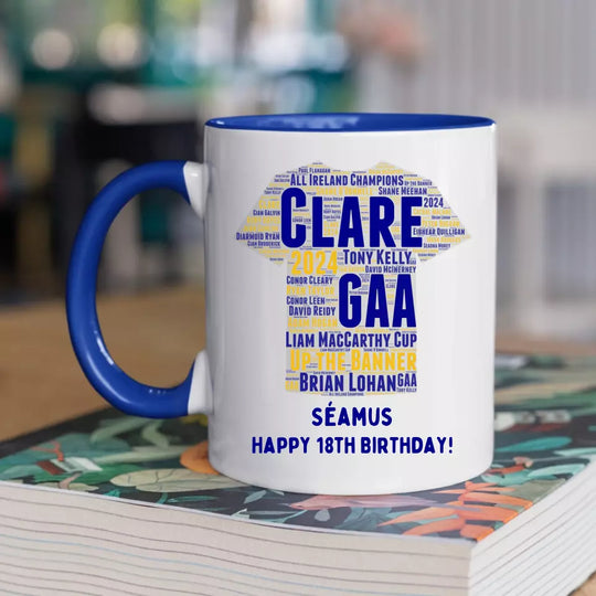 Personalised GAA Mug - Clare All-Ireland Champions