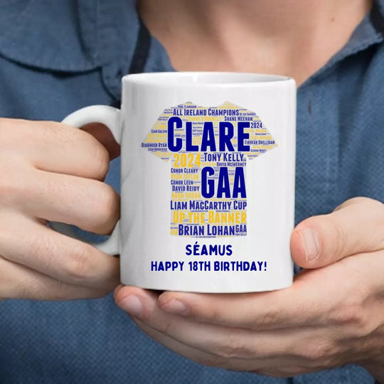 Personalised GAA Mug - Clare All-Ireland Champions