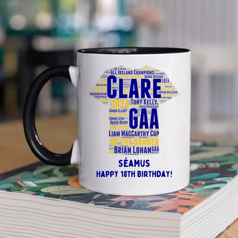 Personalised GAA Mug - Clare All-Ireland Champions