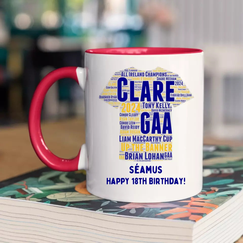 Personalised GAA Mug - Clare All-Ireland Champions