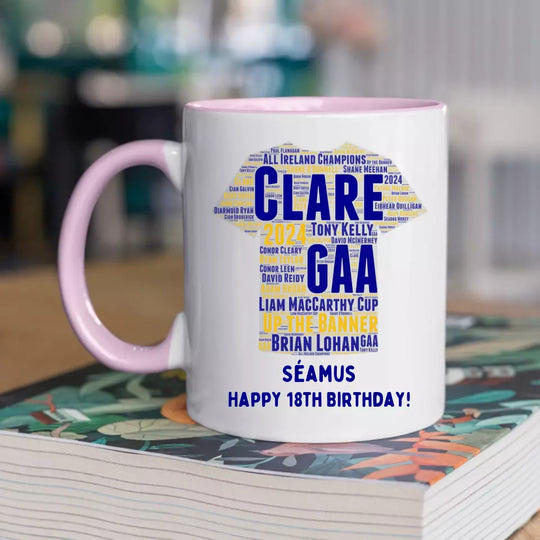 Personalised GAA Mug - Clare All-Ireland Champions