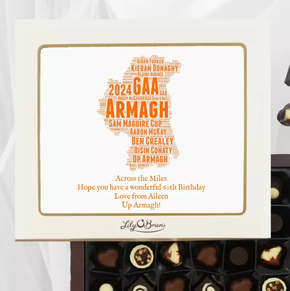 Personalised Box of Lily O'Brien's Chocolates - Armagh All-Ireland Champions