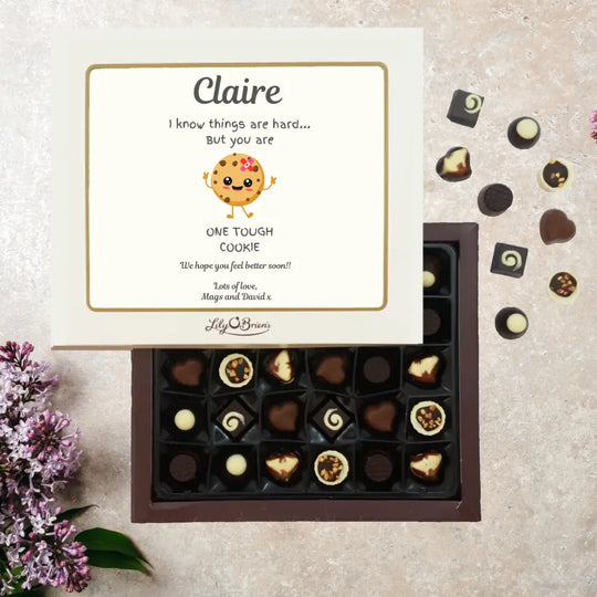 Personalised Box of Lily O'Brien's Chocolates - Tough Cookie