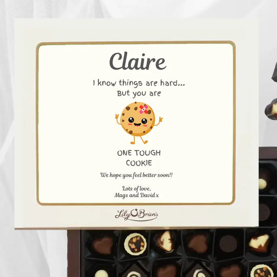 Personalised Box of Lily O'Brien's Chocolates - Tough Cookie