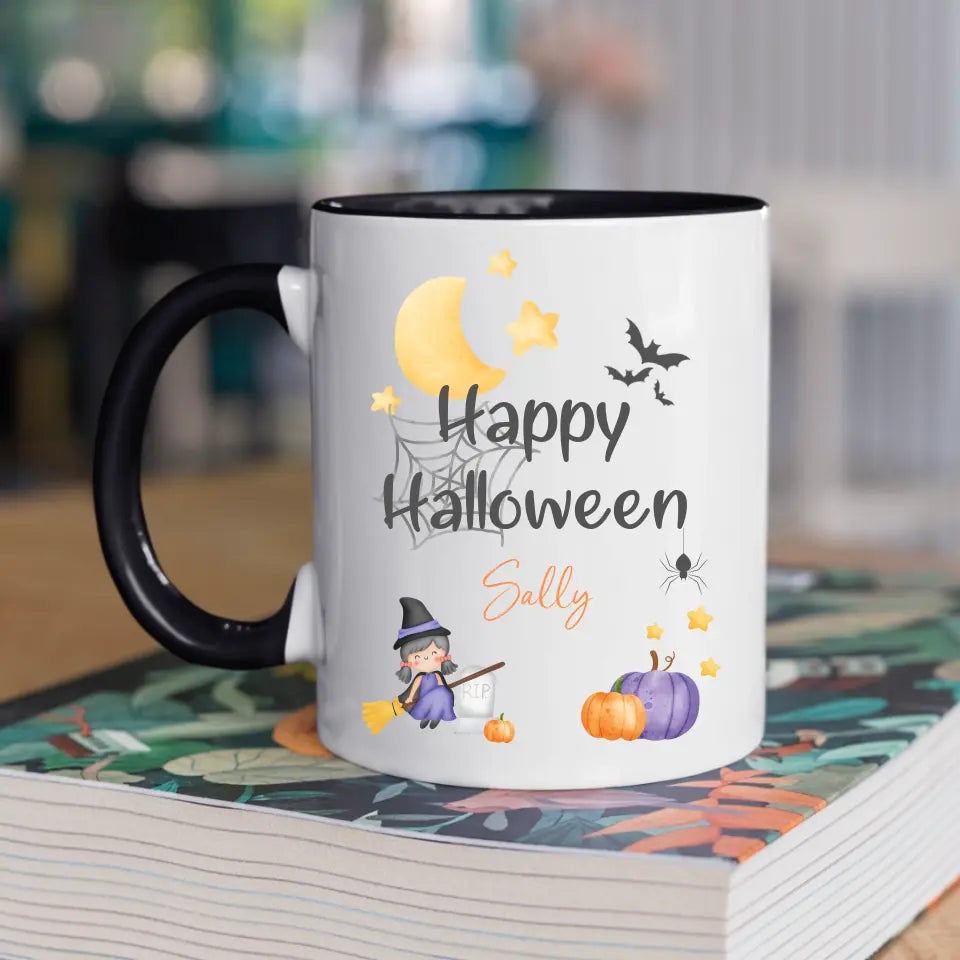 Personalised Halloween Mug for Girls & Boys