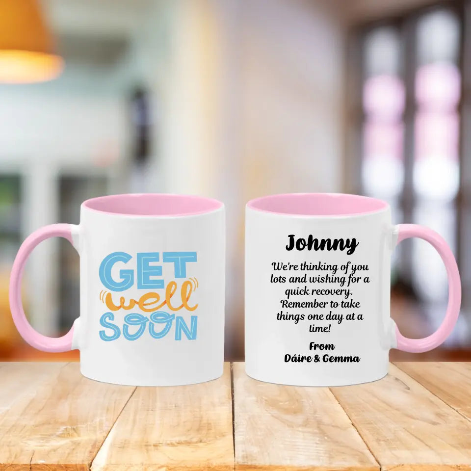 Personalised Mug - Get Well Soon