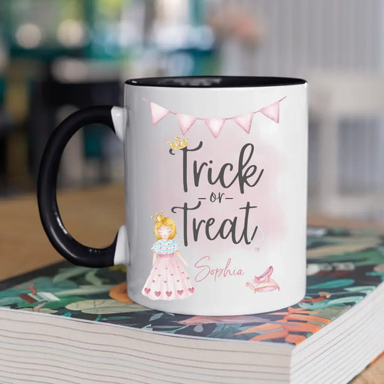 Personalised Halloween Mug with Princess