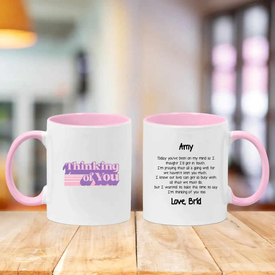 Personalised Mug - Thinking of You