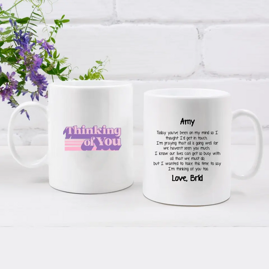 Personalised Mug - Thinking of You