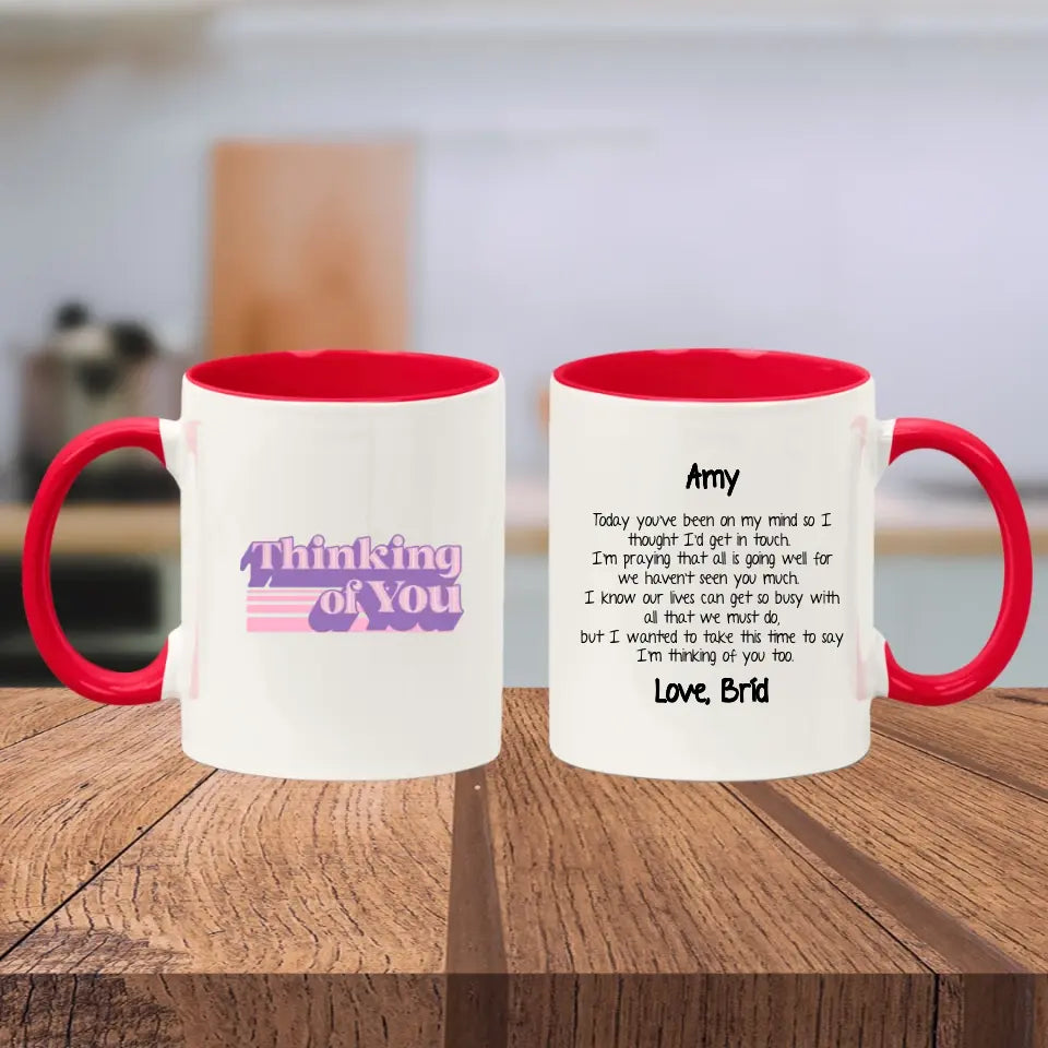 Personalised Mug - Thinking of You