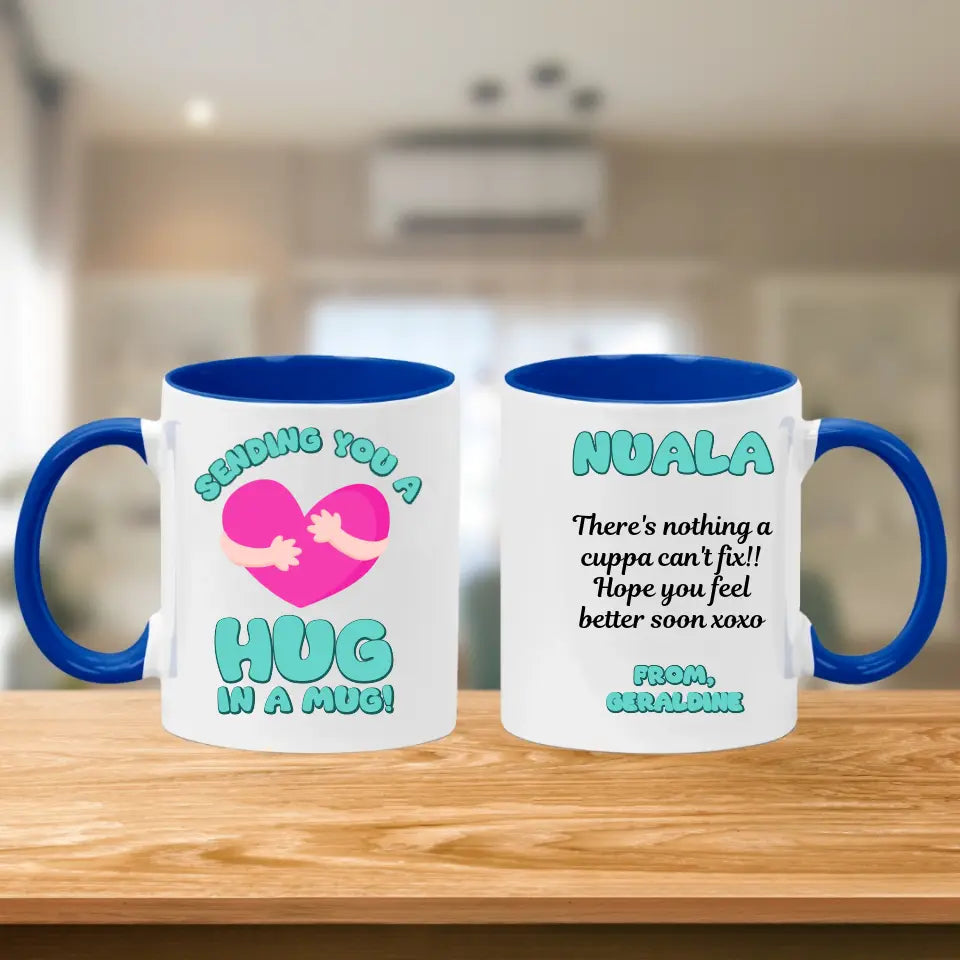 Personalised Mug - Hug in a Mug