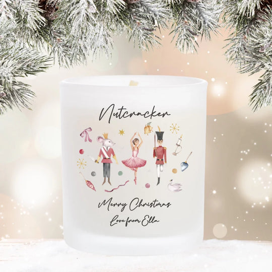 Personalised Christmas Candle - Nutcracker