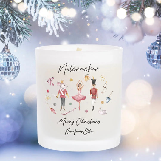 Personalised Christmas Candle - Nutcracker