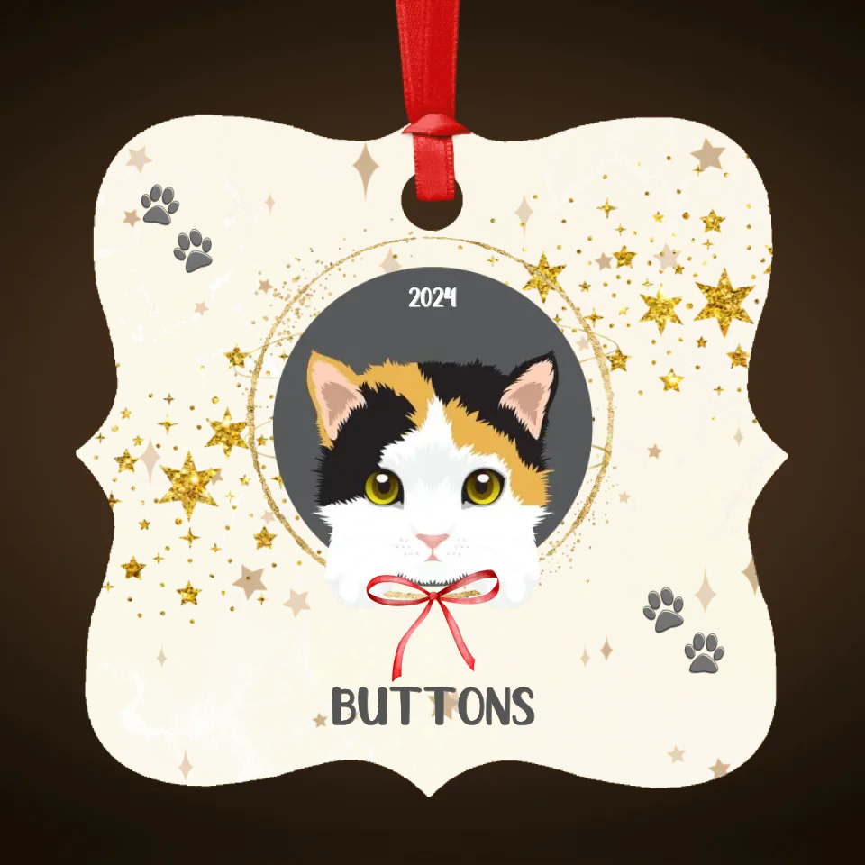 Personalised Cat Christmas Ornament - Choose Your Own Cat