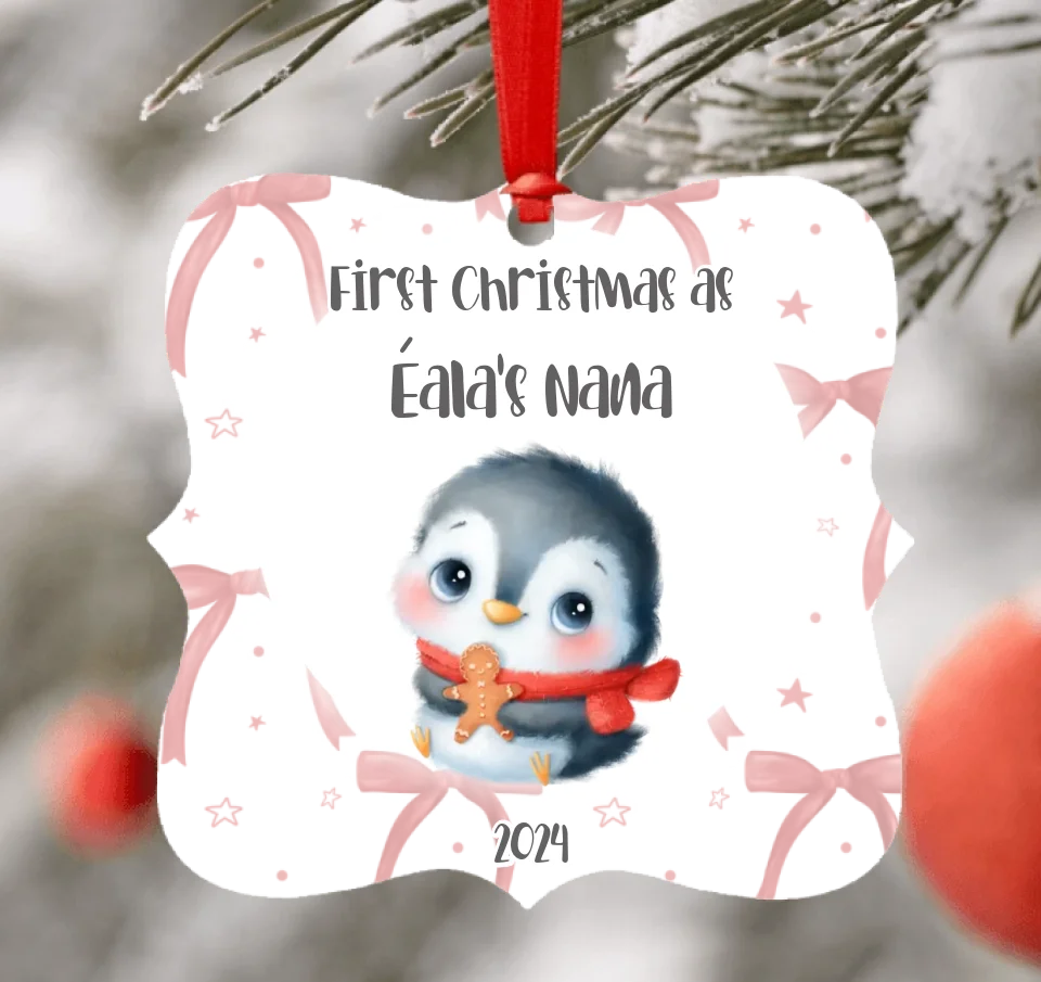 Personalised Christmas Ornament - First Christmas with a Special Baby