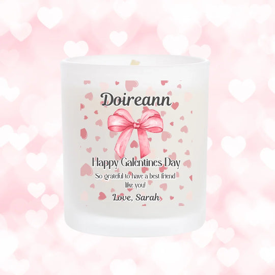 Personalised Galentine's Day Candle