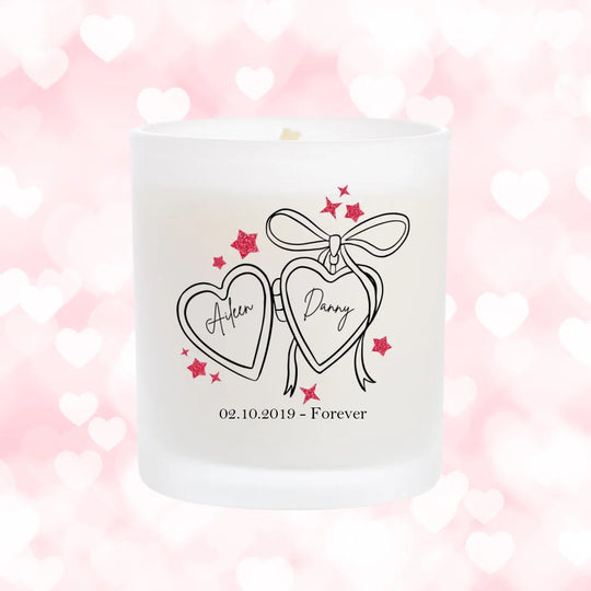 Personalised Valentine's Day Candle - Locket