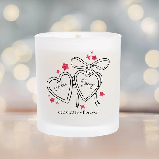 Personalised Valentine's Day Candle - Locket