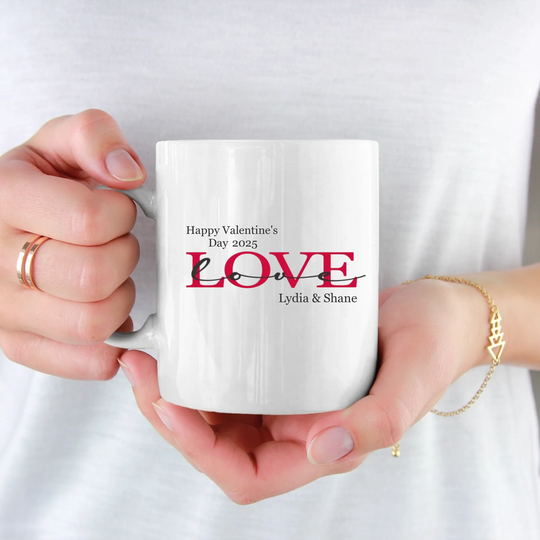 Personalised Valentine's Day Mug - Valentine's Day 2025