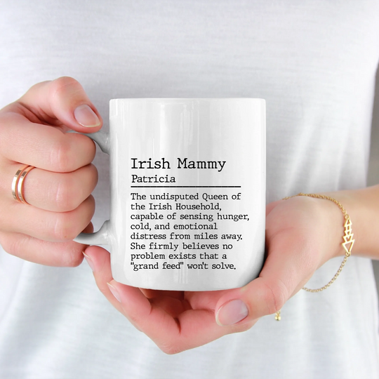 Personalised Mug for Mothers & Grandmothers - Irish Mammy