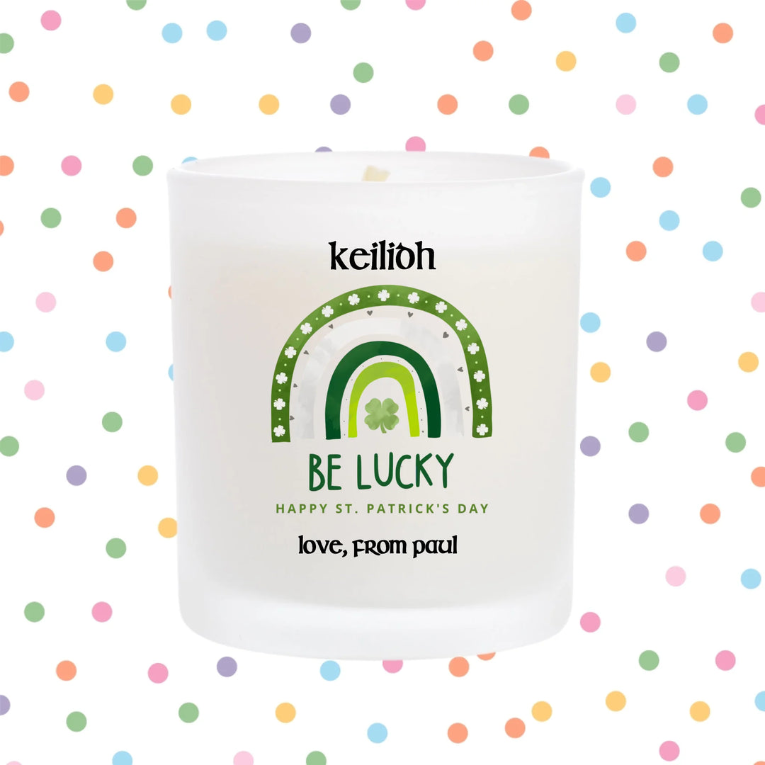 Personalised Candle for St. Patrick's Day