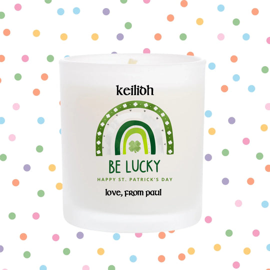 Personalised Candle for St. Patrick's Day