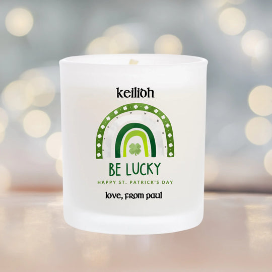 Personalised Candle for St. Patrick's Day