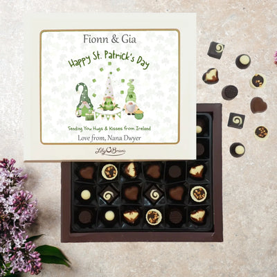 Personalised Box of Lily O'Brien's Chocolates for St. Patrick's Day