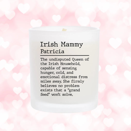 Personalised Scented Candle for Mothers & Grandmothers - Irish Mammy